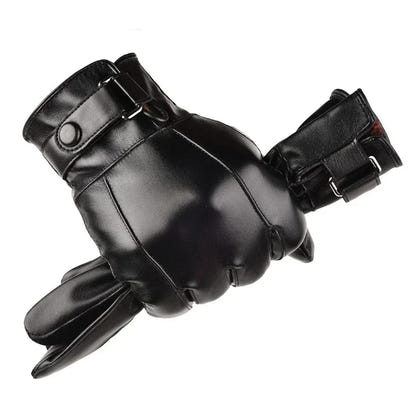 Gants d'Hiver en Cuir Véritable™