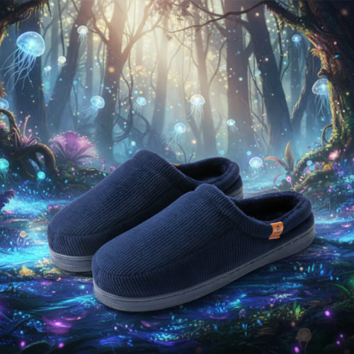 Chaussons en Velours Côtelé Luxe™